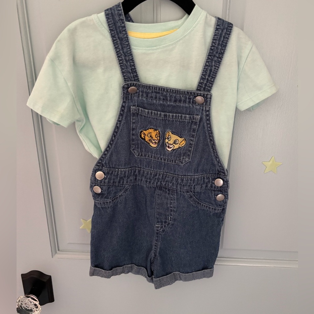 Lion King toddler overalls